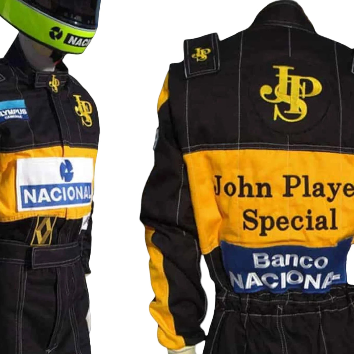 Ayrton Senna 1985 Lotus F1 Printed Race Suit
