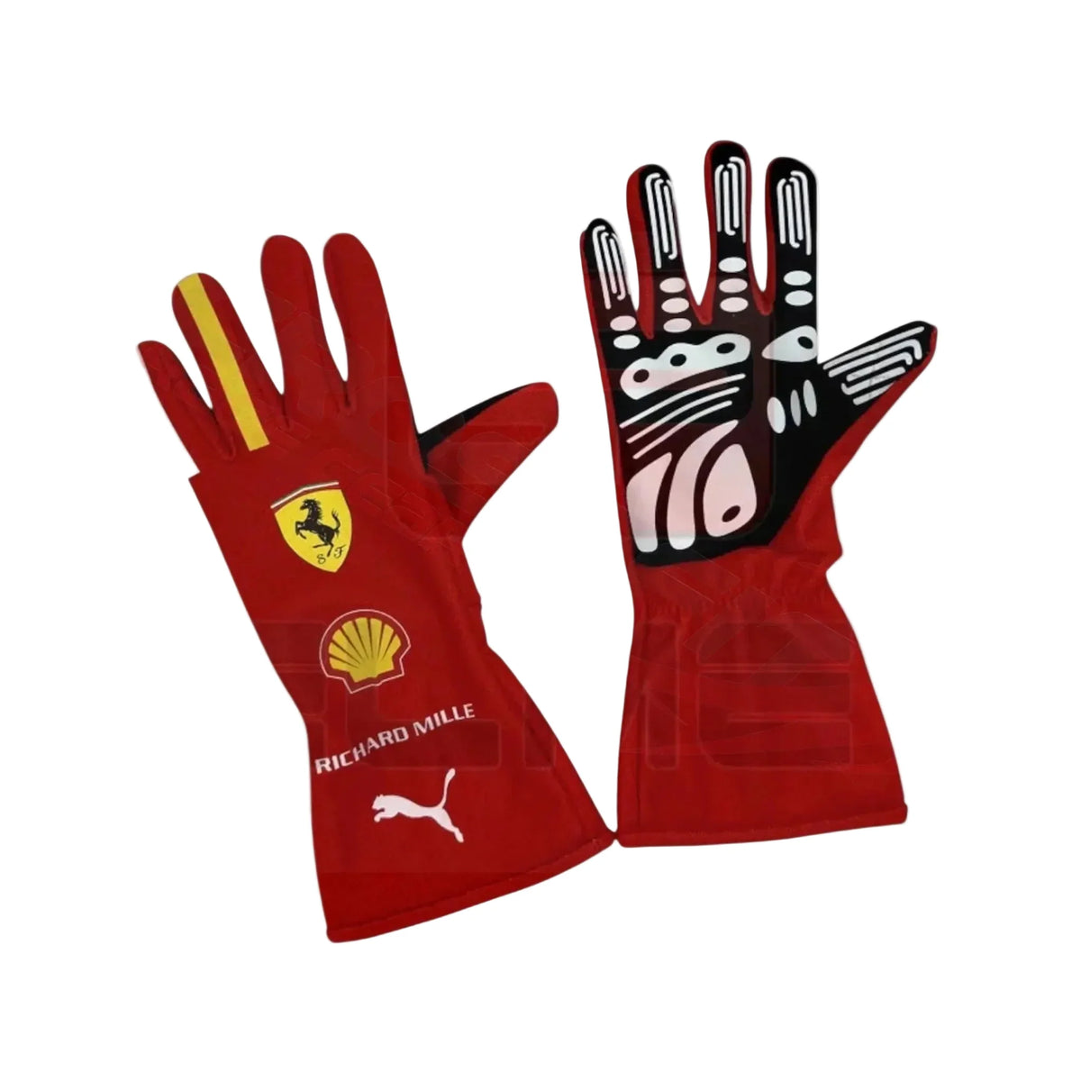 Ferrari Racing Gloves-2024 Charles Leclerc Official Gloves